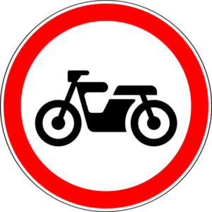 Дорожный знак 3.5 Движение мотоциклов запрещено