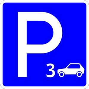 Дорожный знак 6.4.21д Указание количества парковочных мест