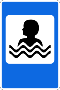 Дорожный знак 7.17 Бассейн или пляж