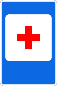 Дорожный знак 7.1 Пункт медицинской помощи