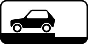 Дорожный знак 8.6.9 Способ постановки транспортного средства на стоянку