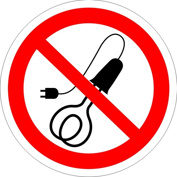 P 35 Запрещается пользоваться электронагревательными приборами